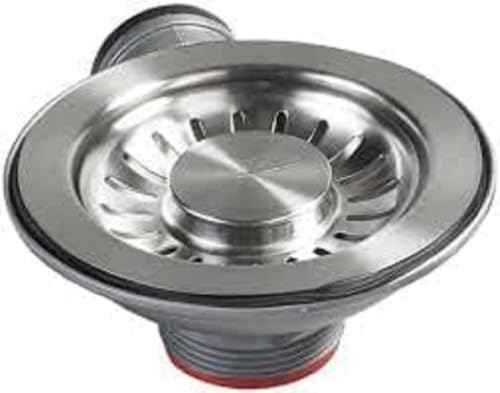 Franke 112.0049.409 - Piletta a cestello 3 1/2', semintegrale, con attacco troppopieno, standard 08