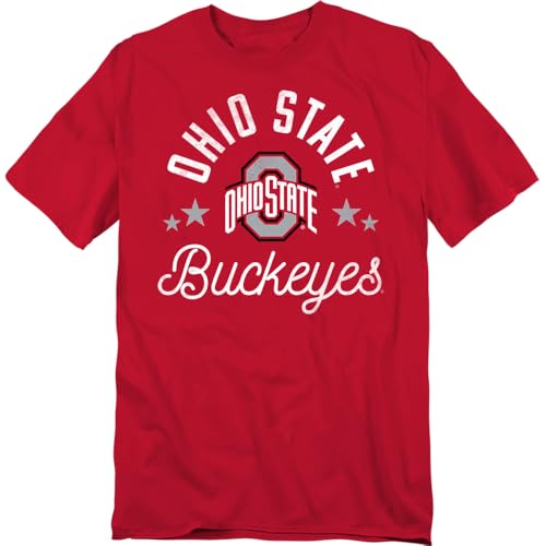 The Ohio State University Official Buckeyes Unisex Adult T Shirt Buckeyes Large