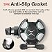 Stroller Cup Holder with Phone Holder, Baby's Feeding Bottle Holder,Bike Cup Holder, Upgraded Universal Cup Holder, 2-in-1 Cup Phone Holder for Stroller, Bike, Wheelchair, Walker, Scooter