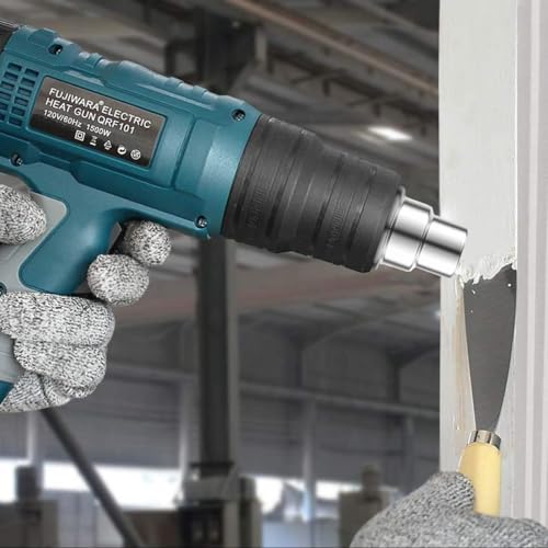 Image of Serplex 4Pcs Heat Gun Nozzles 4 Type of Heat Gun Nozzles Stainless Steel Conical Nozzles Soldering Station Nozzle Reflector Deflector Nozzle for Hot Air Gun
