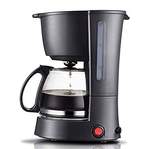 Máquina de café, máquina de café compacta, cafetera de 600 ml con función anti -goteo, 550W, reutilizable, filternidadh lavable; negro, para la olla de cocción espresso (color: a) (a) interesante