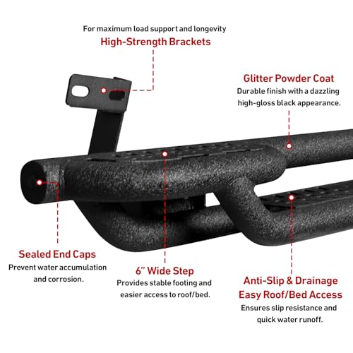 Estribo de Acero Negro para Dodge Ram 2500/3500 2010-2024 miniatura 5