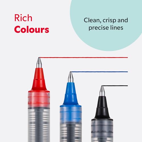 uni-ball UB-157 Eye Rollerball Pack de 3 Azul miniatura 5