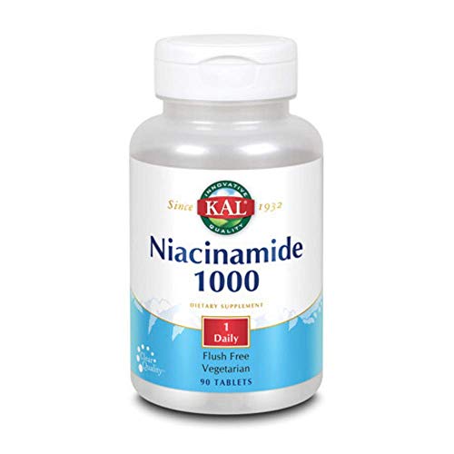 Kal 1000 Mg Niacinamide Tablets, 90 Count