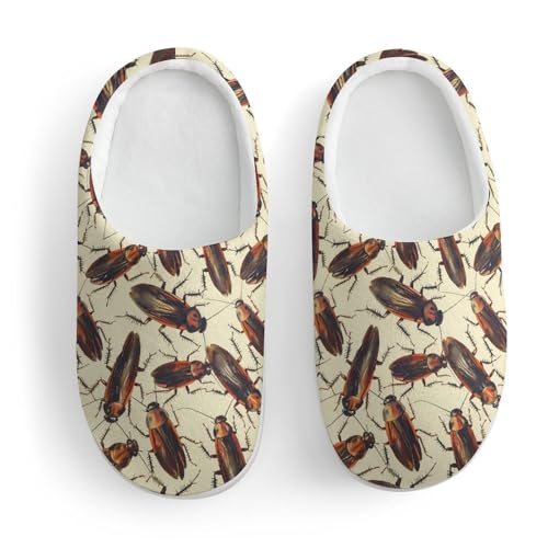 Cockroach Cute Cotton Slippers Anti-slip House Shoe Slipper Indoor Outdoor3