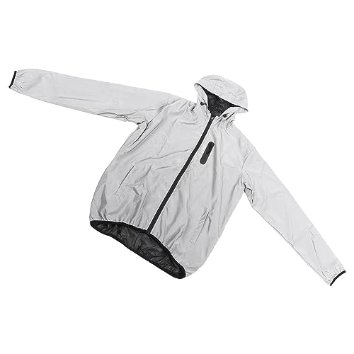 Jaqueta Com Capuz para Ciclismo, Malha Respirável, Ampla Aplicação, Ciclismo, Caminhada Totalmente R