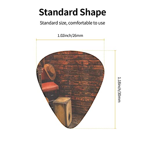 Instruments de musique sur scène en bois – Médiators fins et épais pour guitares acoustiques électriques (12 pièces) - Les Beatles, Paul McCartney, John Lennon, RIngo Starr, George Harrison Instruments de musique sur scène en bois - Médiators fins et épais pour guitares acoustiques électriques (12 pièces) – Image 5