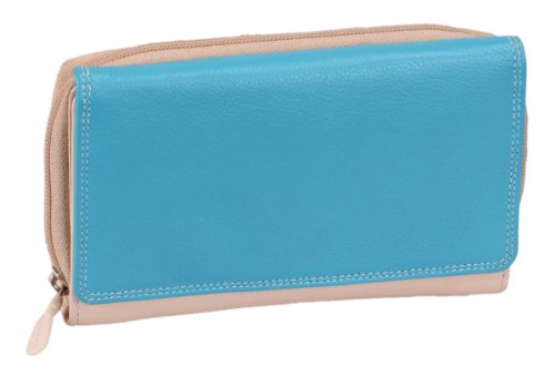 LEMONDO Cartera larga de mujer, cuero, 16x9,5cm