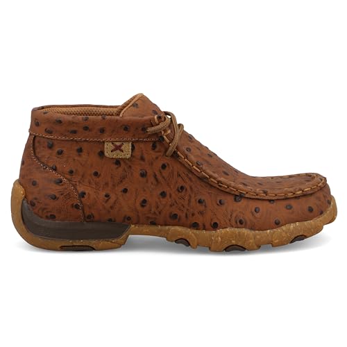 Twisted X Kid's Chukka Driving Moc, Moc Toe, Cognac, 1 M4