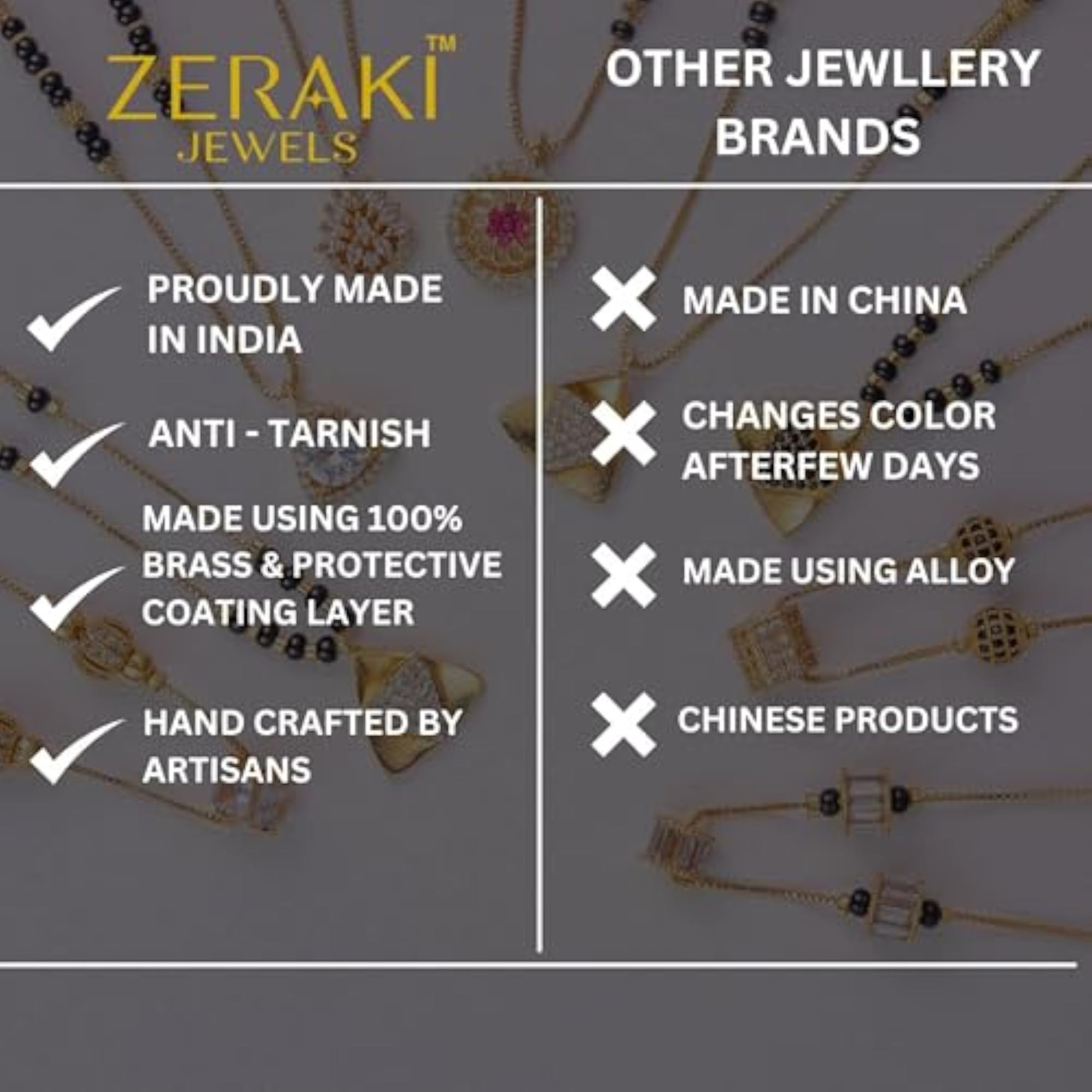 Women's Krupa Mangalsutra with Elegant White Elements