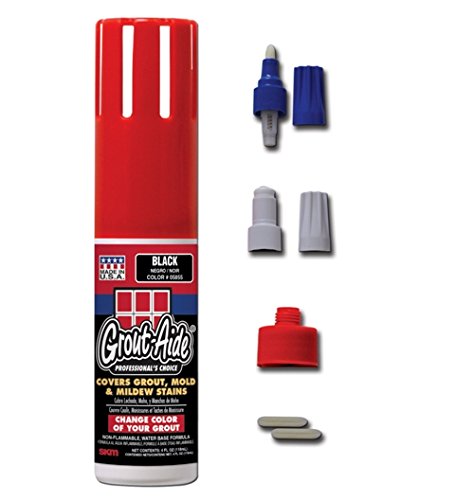 05855 4 oz Squeeze Action Applicator Bottle, Black - Pack of 6