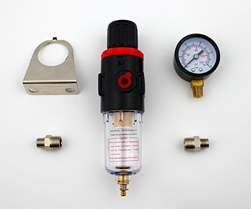 Airbrush Compressor Druckregler Fallenfilter Wasser Wasser Luftfeuchtigkeitsmessgerät AFR-2000
