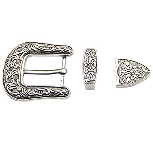 XYBB 1 Set 2.5cm Retro Metallgürtelschnalle for Gürtel Schuhe Tasche DIY Leder Bastelset Silberne Farbe Der Kleidzusätze Gürtelschnallen (Color : Old Silvery, Size : 2.5CM) Cover