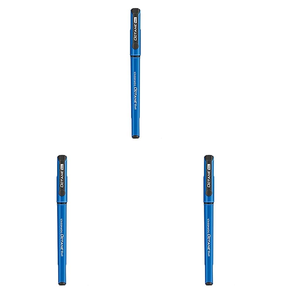 Classmate Octane Ball Pen Pack Of 10 (Black)