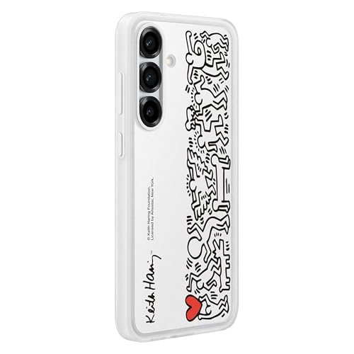 Image of Samsung Galaxy S25+ Flipsuit Phone Case, Protective Cover, Interchangeable Design, Included Interactive Card Syncs with Screen, US Version, EF-MS936CWEGUS, White