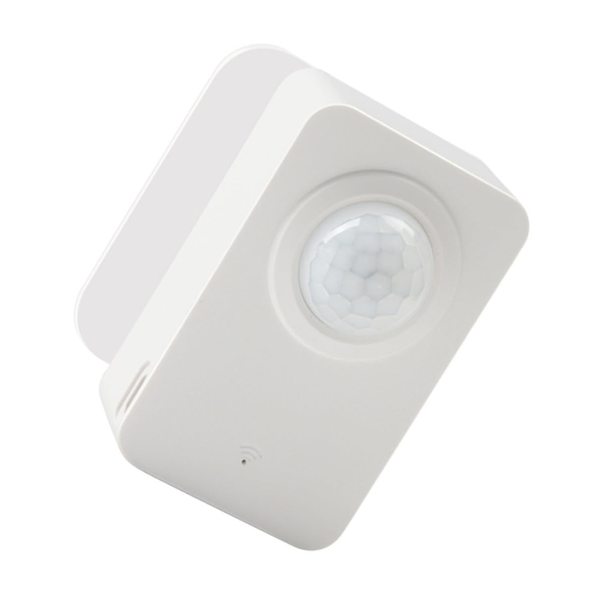 Healvian Intelligenter WLAN Bewegungsmelder mit Pir Sensor Kabellose Bewegungserkennung Abs Material Weiß für Schlafzimmer und Zuhause