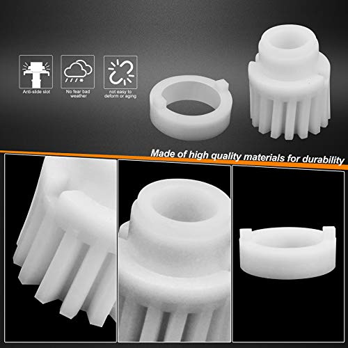 image for HERCOO Power Seat Track Rail Drive Gear Frame Motor Repair Kit Compati