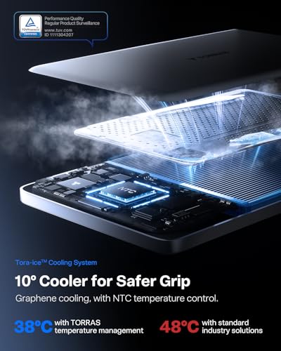 TORRAS MiniMag Ultra Slim Power Bank for MagSafe, Fast Charging 5000mAh Magnetic Portable Charger, Wireless Battery Pack with USB-C Cable for iPhone 17 Pro Max/Air/16/15/14/13/12, Gray Titan.