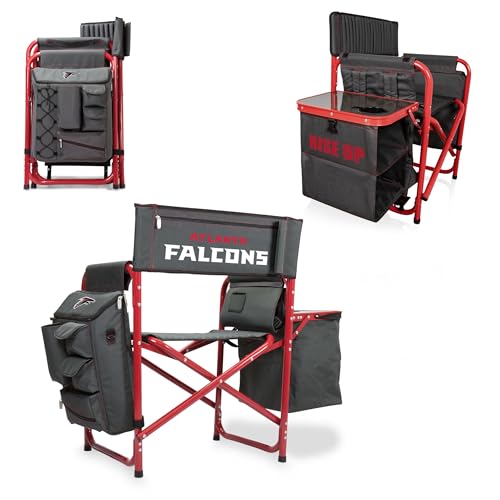 Image of Picnic TIME NFL Unisex-Adult NFL Fusion Camping Chair with Side Table and Soft Cooler, Beach Chair for Adults, Lawn Chair