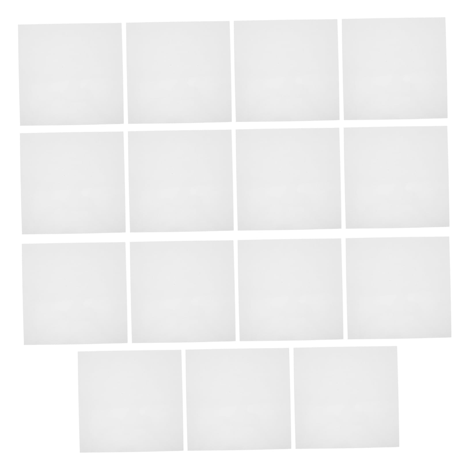 Feuilles de plastique transparent pour pochoir vierge DOITOOL tapis machine découpe PET