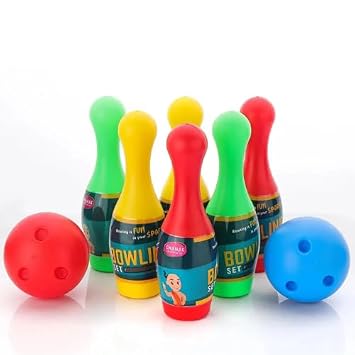 Bowling Set for Kids | Indoor & Outdoor Bowling Game with Pins and Ball | Educational Sports Toy for Boys & Girls Ages 3 to 8 | Fun Family Play Set