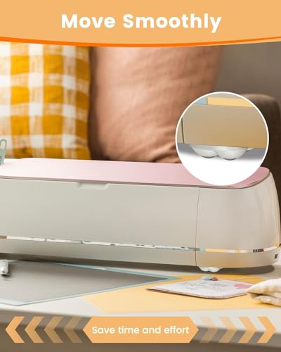 TCCO Appliance Wheels for Kitchen Appliances, 4 Pack Appliance Slider for Kitchen Countertop, Self Adhesive Mini Caster Wheels, 360 Degree Swivel Wheels for Moving Coffee Maker, Cooker, Air Fryer