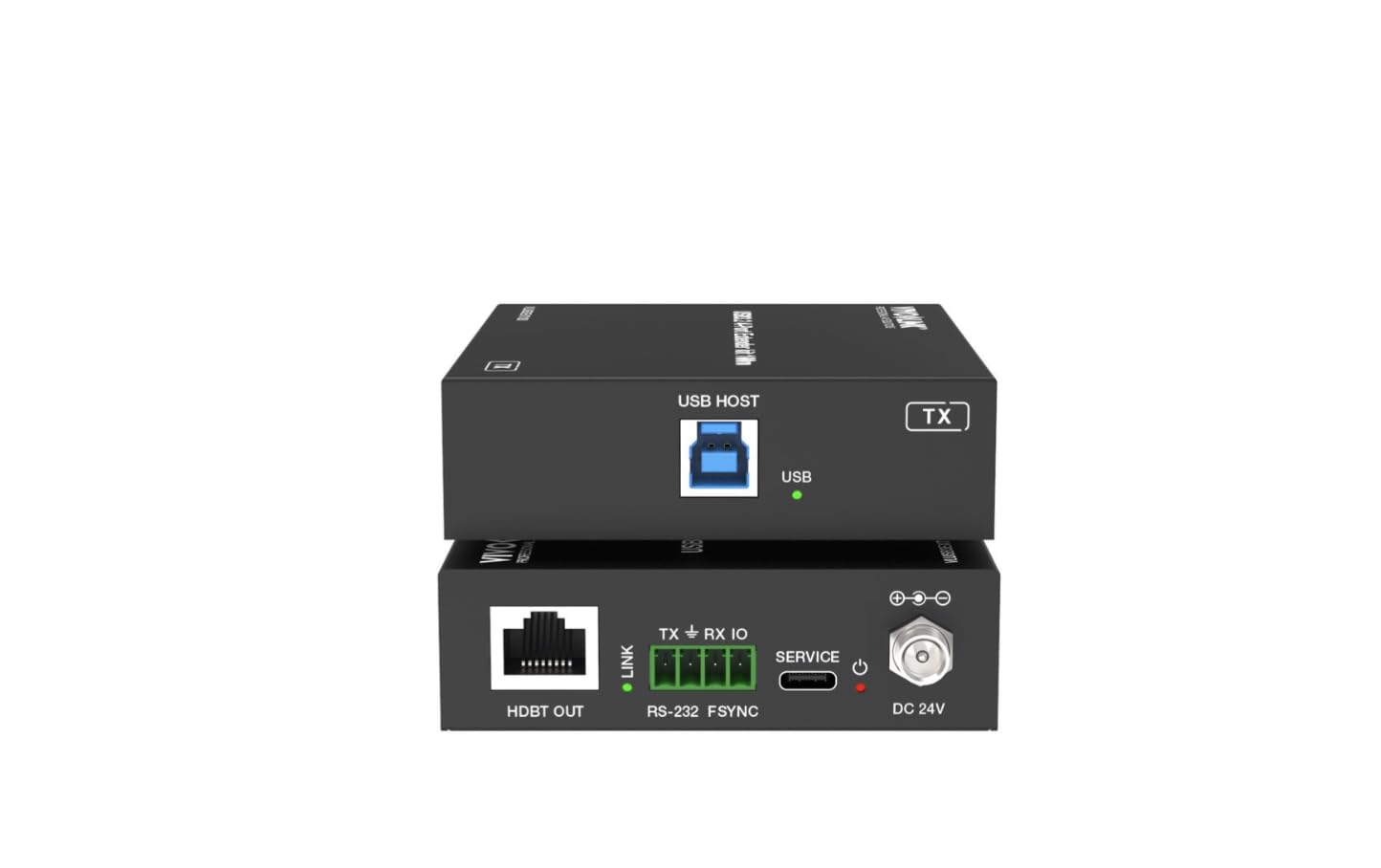 Extender USB 3.2 a 4 Porte su Cavo Cat6a/Cat7, Trasmissione fino a 100 m, 5 Gbit/s