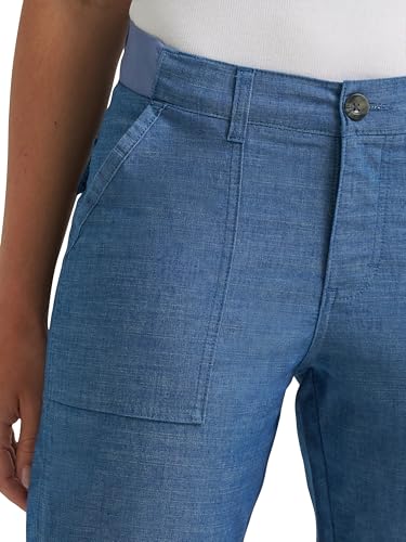 Image of Lee Women's Ultra Lux Comfort with Flex-to-go Utility Capri Pant
