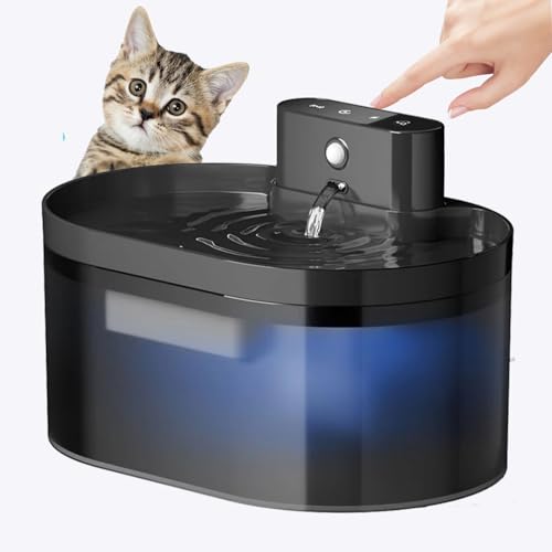 Fuente de Agua para Gato 2.2 L inalámbrica y automática