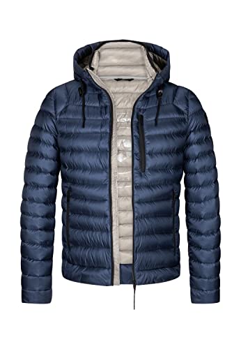 Preisvergleich Produktbild MILESTONE Herren Daunenjacke Steppjacke Übergangsjacke Tyson blau - 58