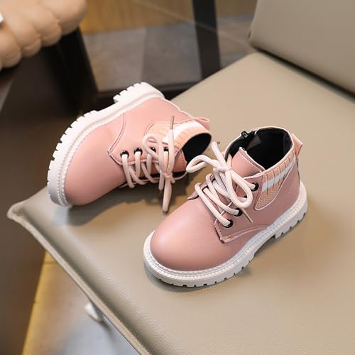 IWIHMIV Hiking Work Boots for Boys Girls Waterproof Outdoor Ankle Boot Toddler Boys Winter Shoes Short Boots4