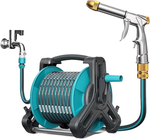 Amazon | Amecke 水まきホース ホースリール おしゃれ 高圧洗浄 散水