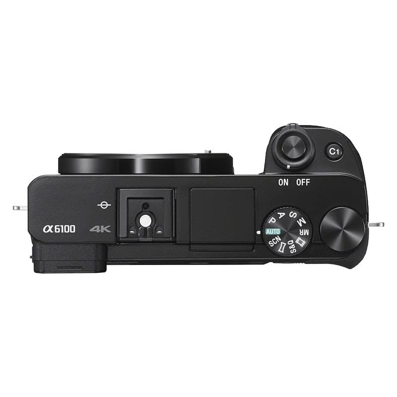 Sony Alpha 6100 | APS-C bezlusterkowa kamera z obiektywem 16-50 mm oraz 55-210 mm Power-Zoom | szybki autofokus 0,02 s z rozpoznawaniem wzroku dla ludzi i zwierząt, nagrywanie filmów 4K
