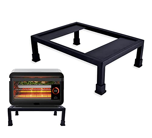 Retailmonk Oven Stand, Universal Heavy Metal Microwave Oven Fix Stand for Kitchen Oven Stand for Kitchen Platform, Black (50 x 36 x 15 cm)