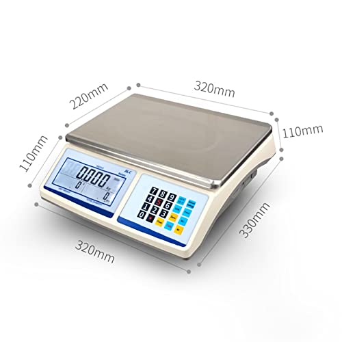 Báscula Electrónica de Precisión Industrial 30kg miniatura 5