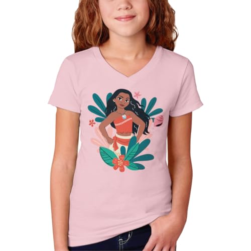 Opiniones de Playera Niña para comprar hoy. 37 Disney Princesas Moana Playera Casual Estampada para Niñas 10