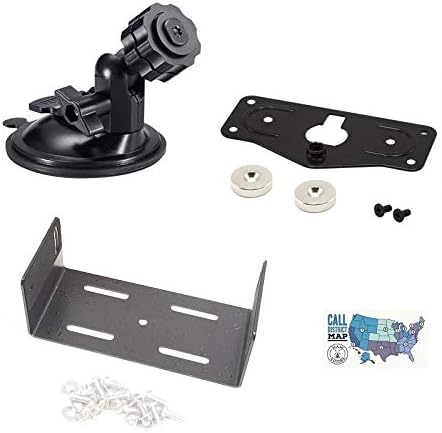 Icom ID-4100A Accessory Bundle - 4 Items - Includes Face Plate Mounting Bracket with Suction Cup Mounting Base, Radio Body Mounting Bracket and Ham Guides TM Quick Reference Card
