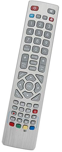 ALLIMITY Fernbedienung Ersetzen für Sharp Aquos FHD Smart LED TV LC-40CFF6001K LC-49CFF6001K LC-48CFF6002E LC-40CFE6241K LC-32CFF6002E LC-43CFF6001E LC-55CFE6241K LC-43CFF6001K LC-32CFE6242K