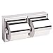 Bobrick B-69997 Toilet Paper Dispenser, 12 3/8" Surface Mount Two Roll w/Hood - Satin Finish Stainless Steel