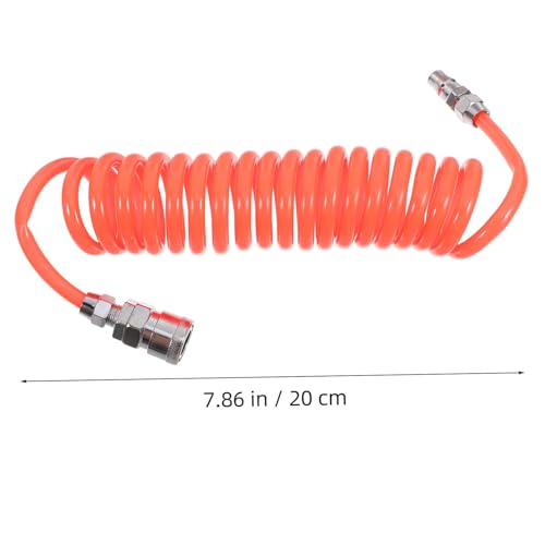 Manguera para compresor de poliuretano flexible de 3m con resorte helicoidal 3