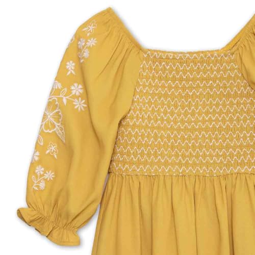Speechless Girls' 3/4 Sleeve Embroidered Dress4