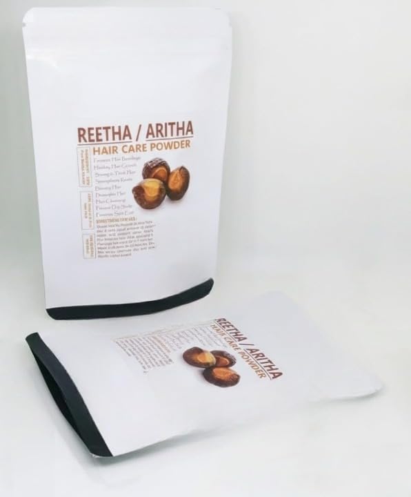 Miniatura 3 de Reetha (RithaArithaSoap Nut) Polvo para el cuidado de la piel y el cuidado del cabello - 7.05 oz paquete de 1