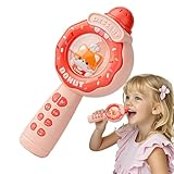 Perfect for kids 3-12 years old: specially designed for children, this handheld microphone is lightweight, easy to hold, and perfect for little hands, making it an for young aspiring singers