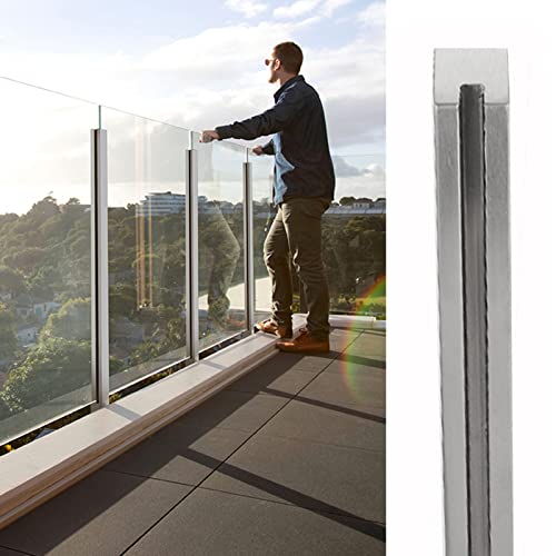 Poteau de balustrade en verre d'ingénierie moderne en acier inoxydable durable