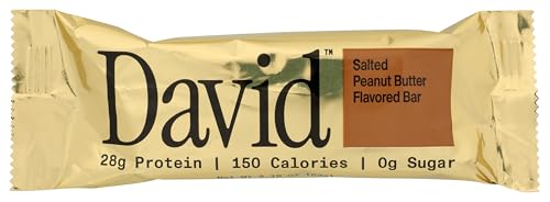 David Protein, Barra de Mantequilla de Maní Salada 2.05 oz miniatura 1