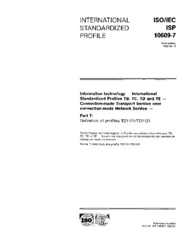ISO/IEC ISP 10609-7:1992, Information technology - International ...
