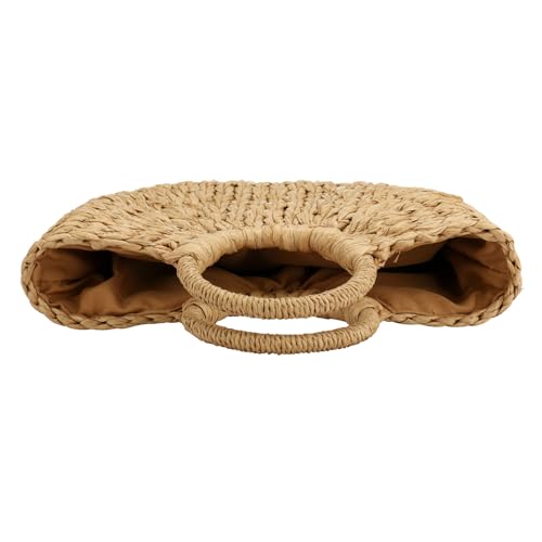 Bolso de verano para mujer tejido a mano tipo tote miniatura 5
