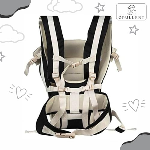 Image of Baby Carrier, Black & Cream, 0-3 Year