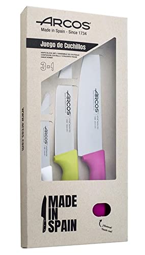 Jgo. 3 Cuchillos Cocina Colores 818031