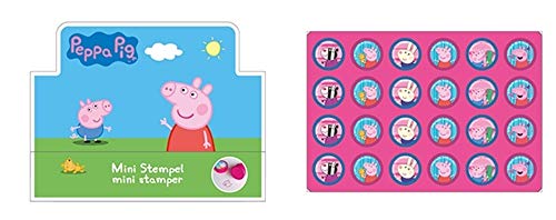 Preisvergleich Produktbild Undercover Mini Stempel im Display Peppa Pig